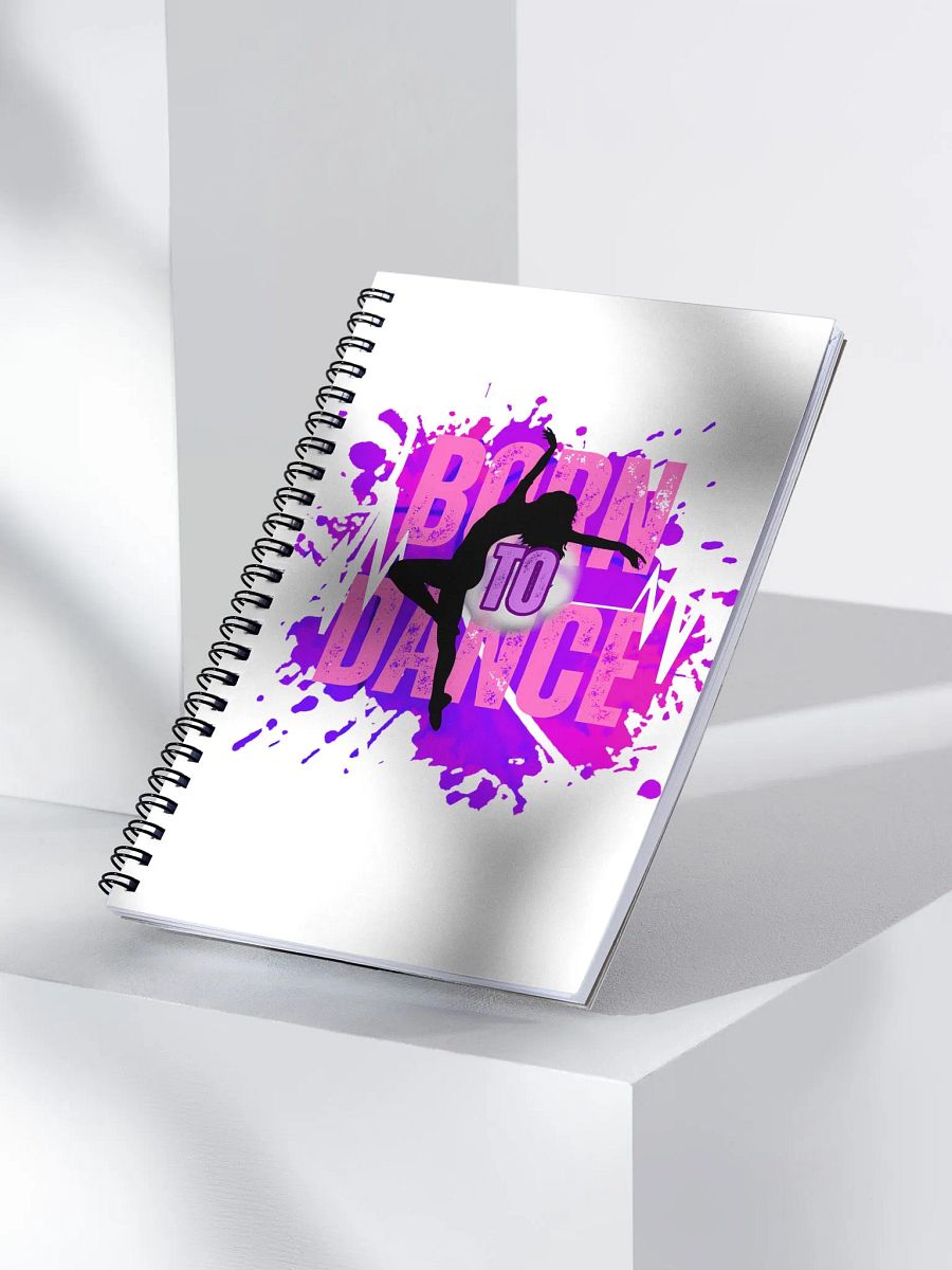 Born to Dance Her Silhouette Spiral Notebook product image (3)