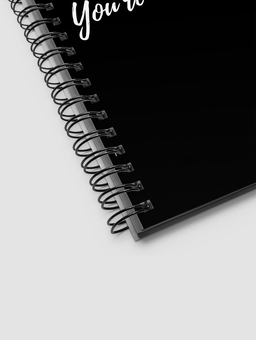 LISA ASMR - Don't Worry! Spiral Notebook (Black) product image (3)