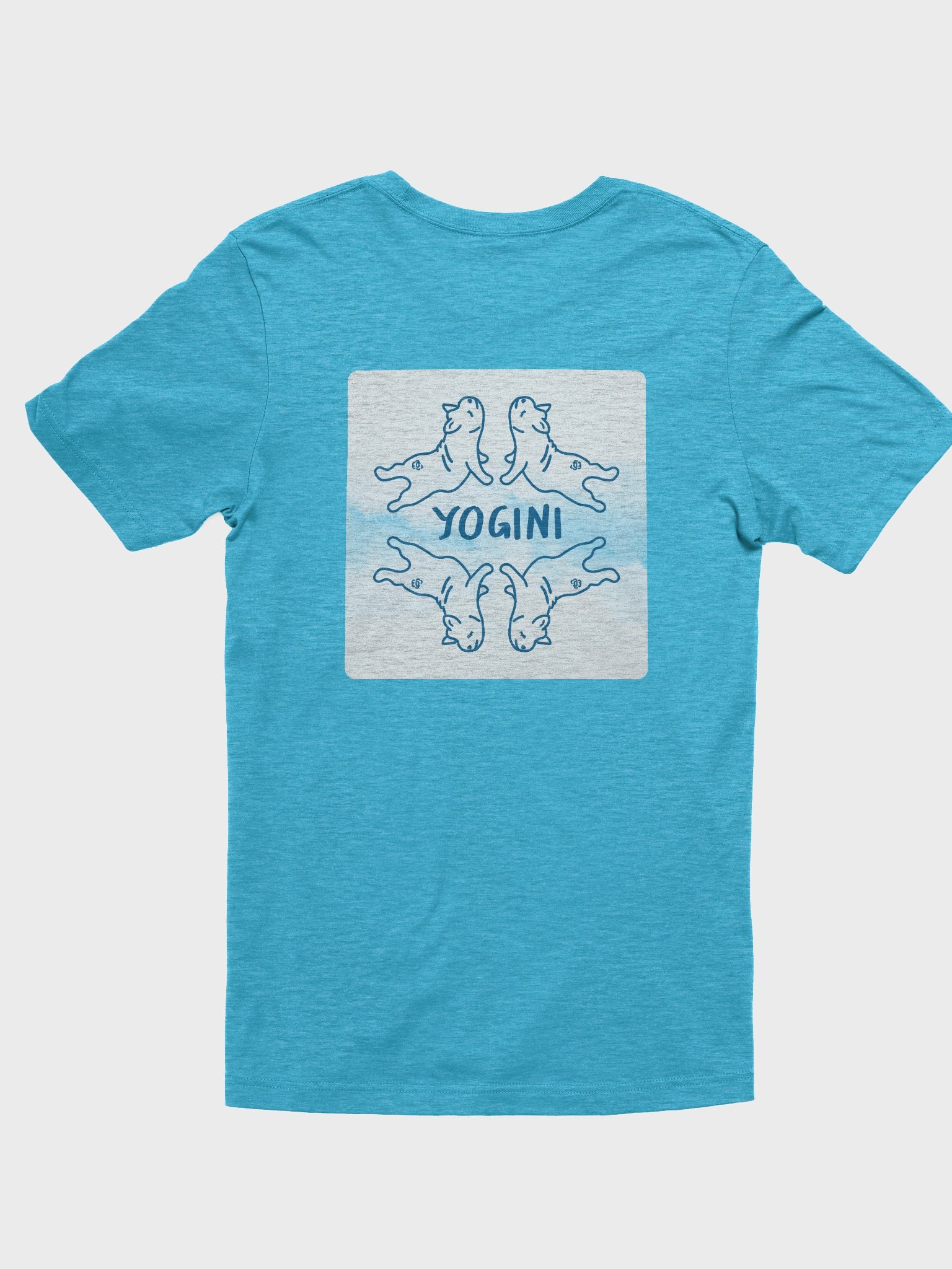 Yogini Quad Blue (Unisex Tee) product image (4)
