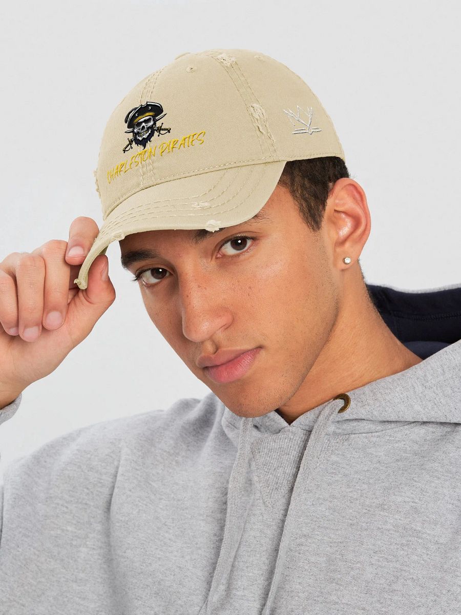 Charleston Pirates Distressed Dad Hat product image (7)