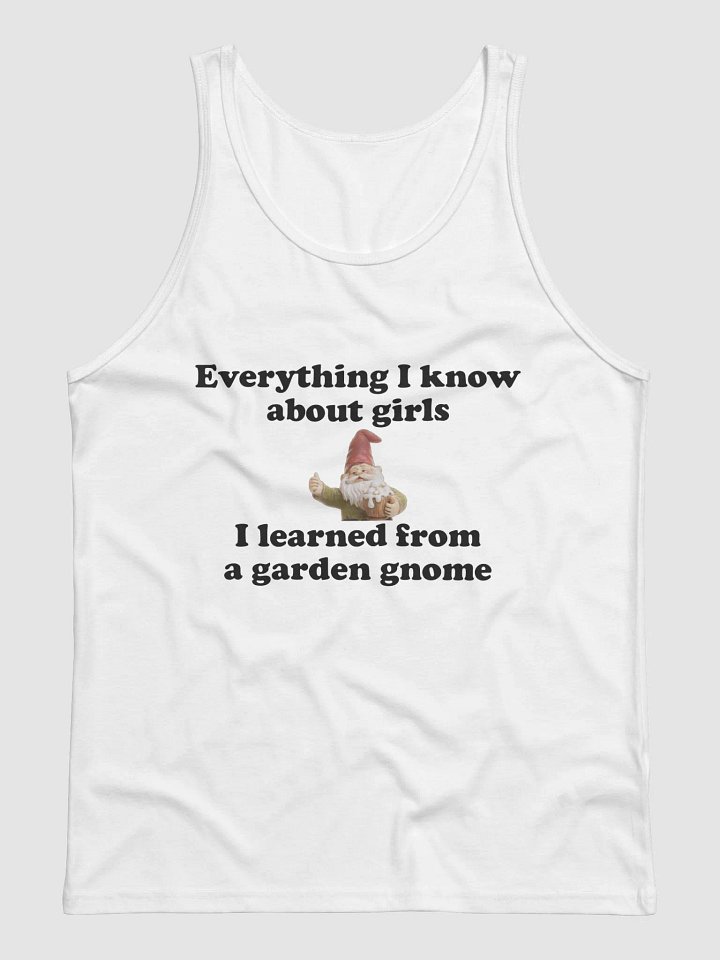 Everything I know about girls jersey tank top product image (2)