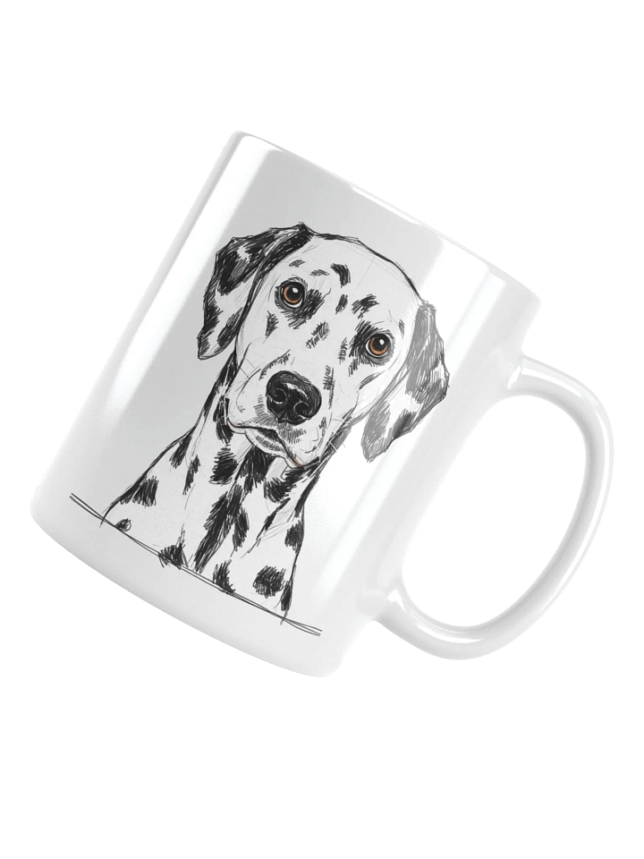 Dalmatian Sketch-y Art Chic Small Ceramic Mug product image (1)