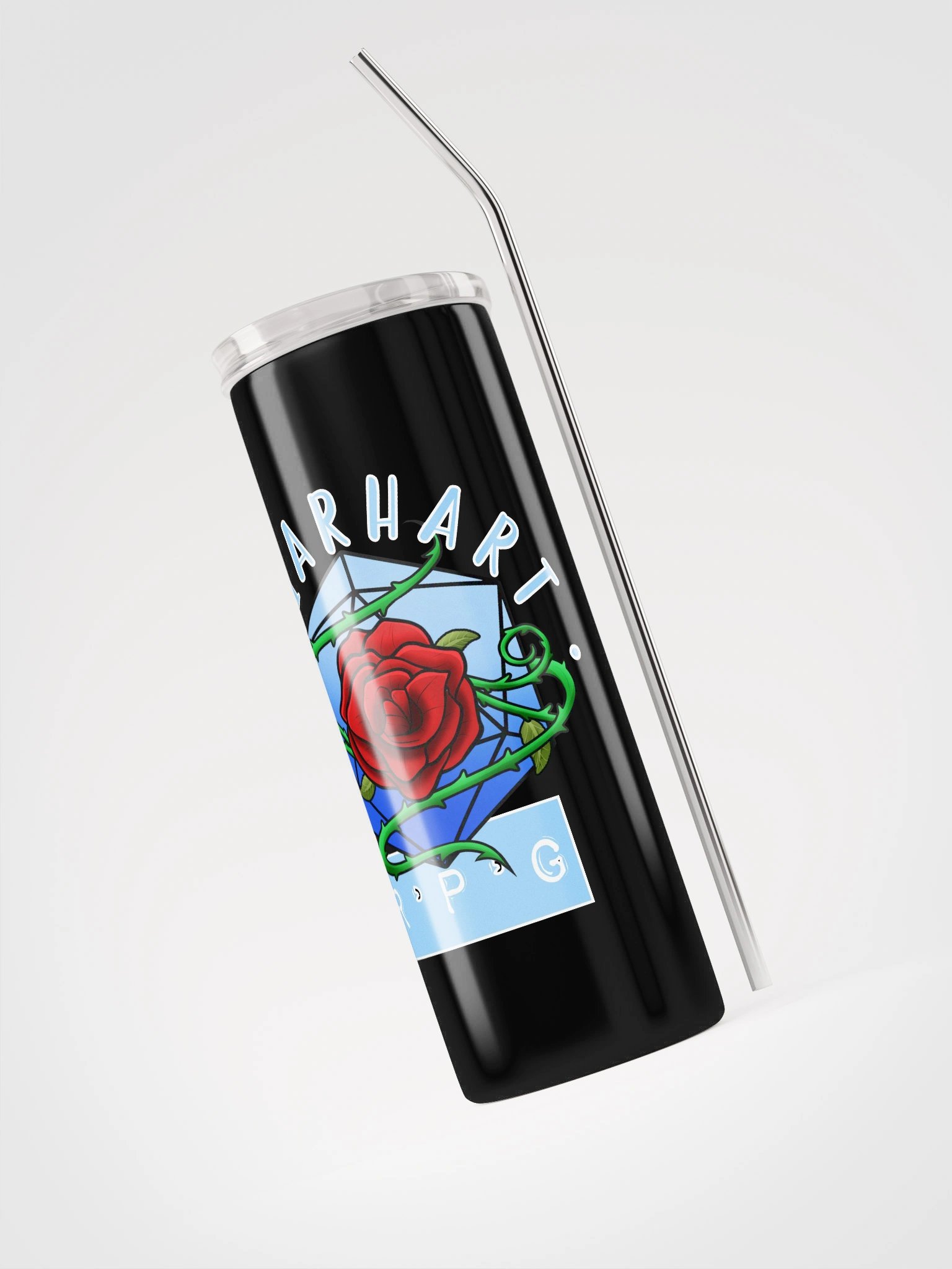 BriarHart RPG Stainless Steel Tumbler w/Straw product image (3)