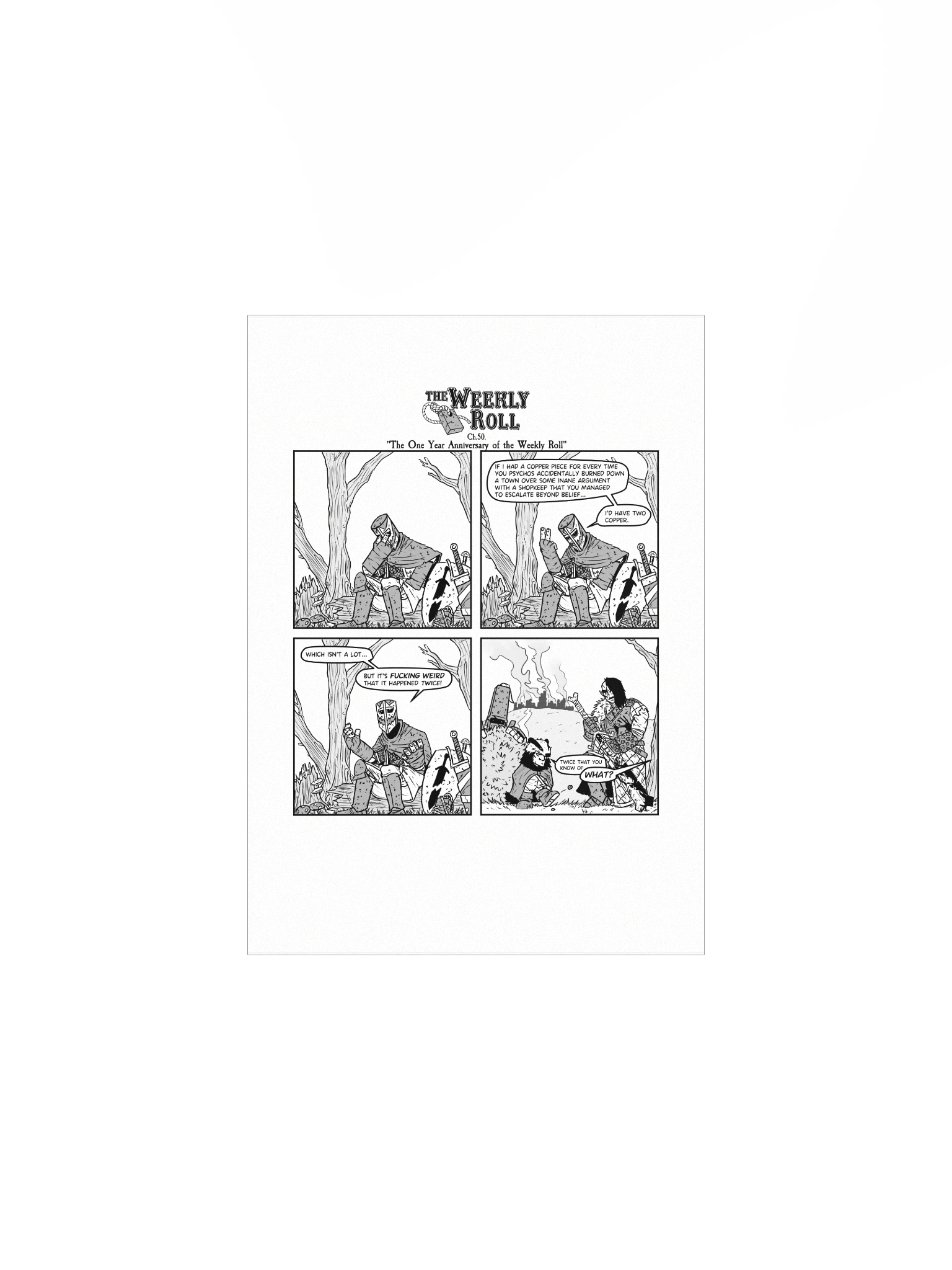 The Weekly Roll Ch. 50. Print Rectangular product image (2)