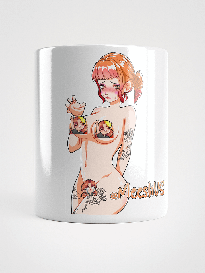 NSFW MeeshVS Clown Girl Mug (Orange and Red Hair) product image (1)