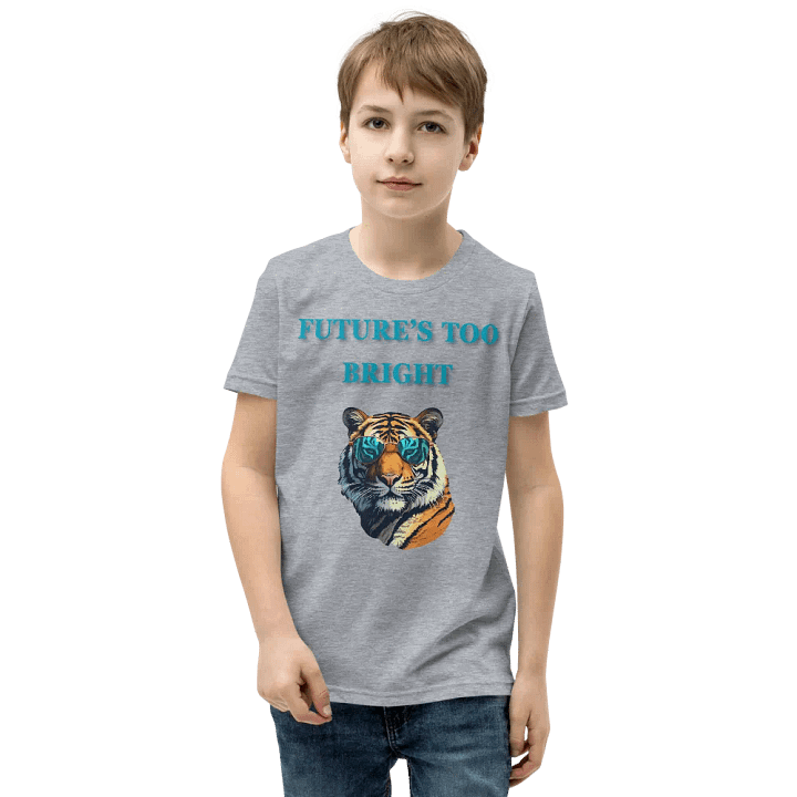 Future's too bright Youth T-Shirt product image (12)
