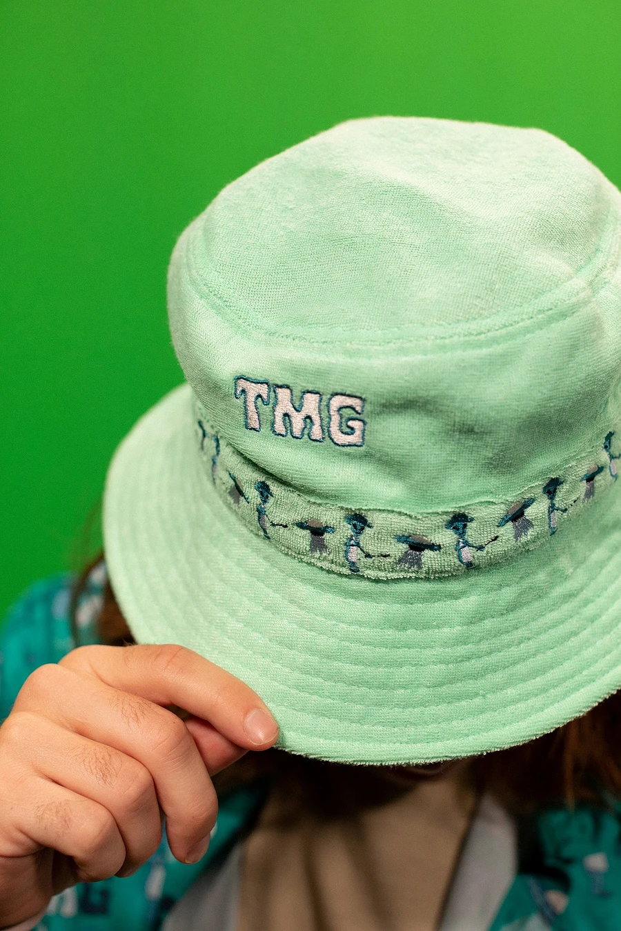 TMG French Terry Teal Bucket Hat product image (2)