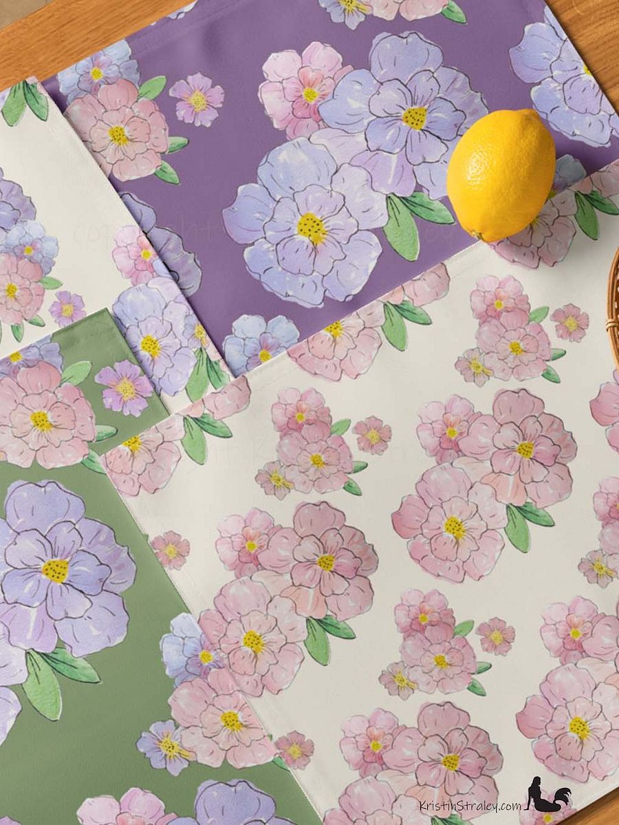 Gingham Blossoms Placemat Set of 4 product image (8)