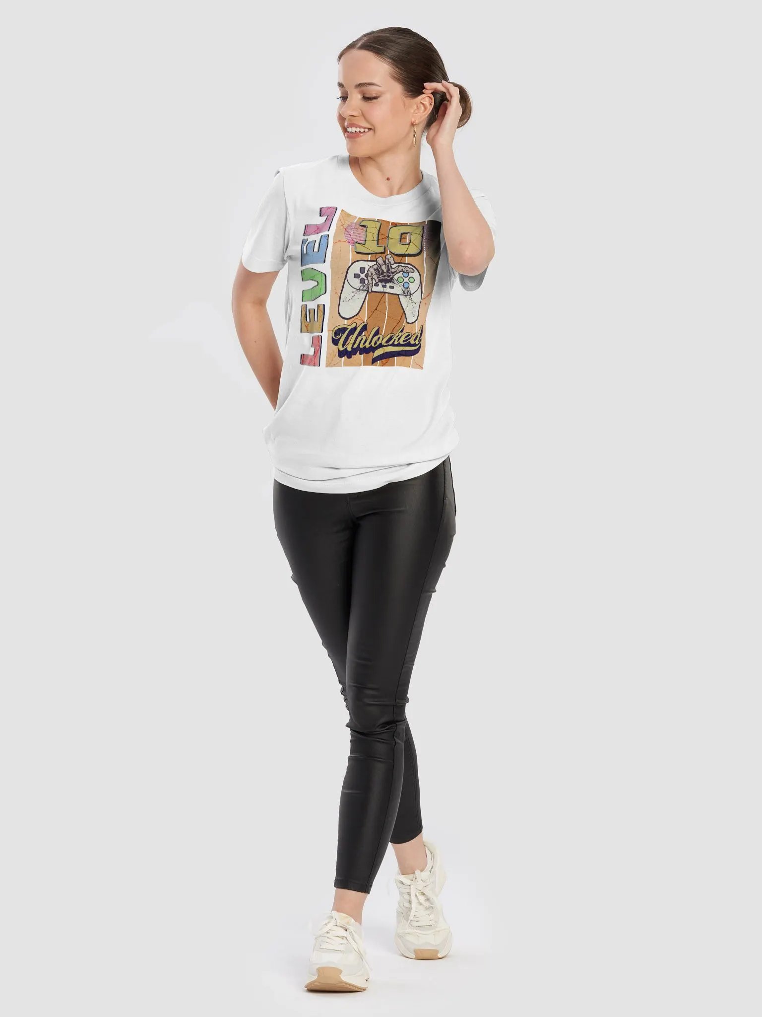 Level 10 Unlocked Game Controller T-Shirt product image (6)