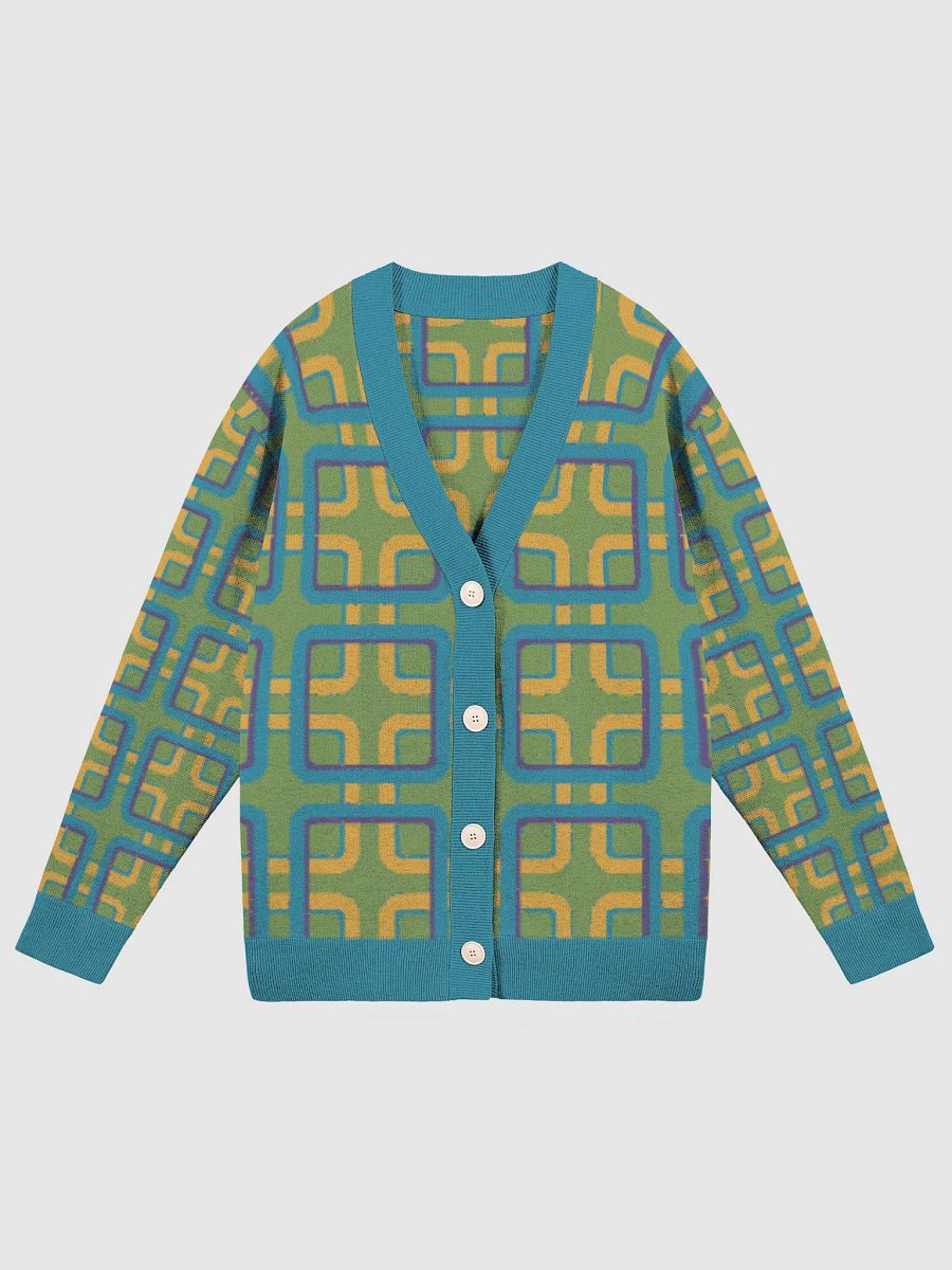 Green Kubrik Retro Knitted Cardigan product image (1)