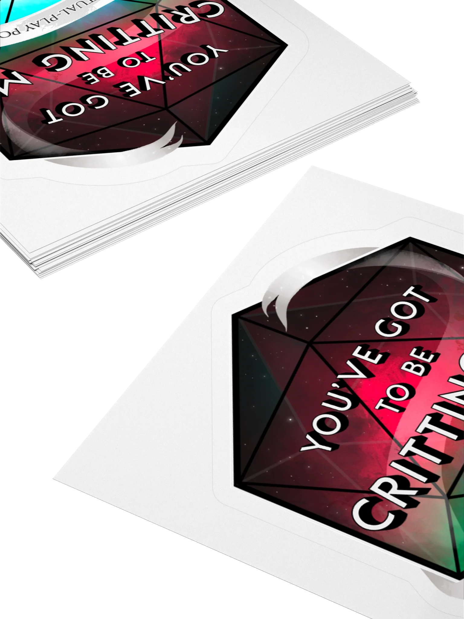 You've Got to Be Critting Me Kiss Cut Stickers product image (4)