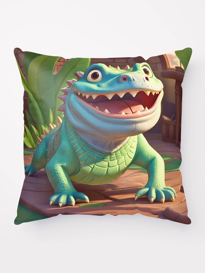 Endangered Species - Mexico - Morelet´s Crocodile All-Over Print Pillow product image (1)