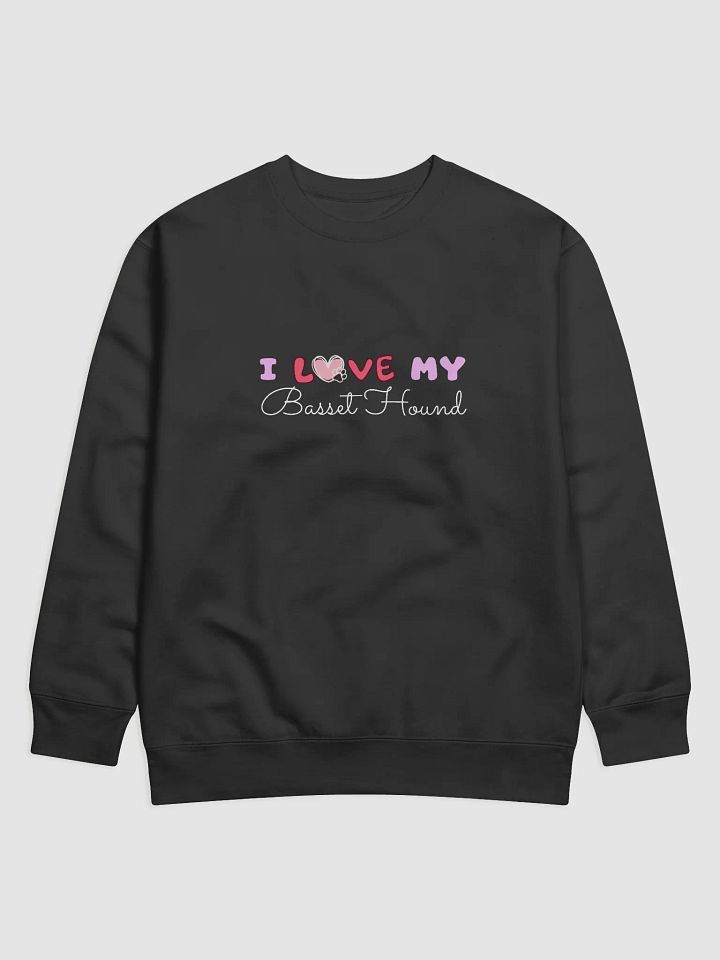 Pawfect Love Basset Hound Premium Sweatshirt product image (1)