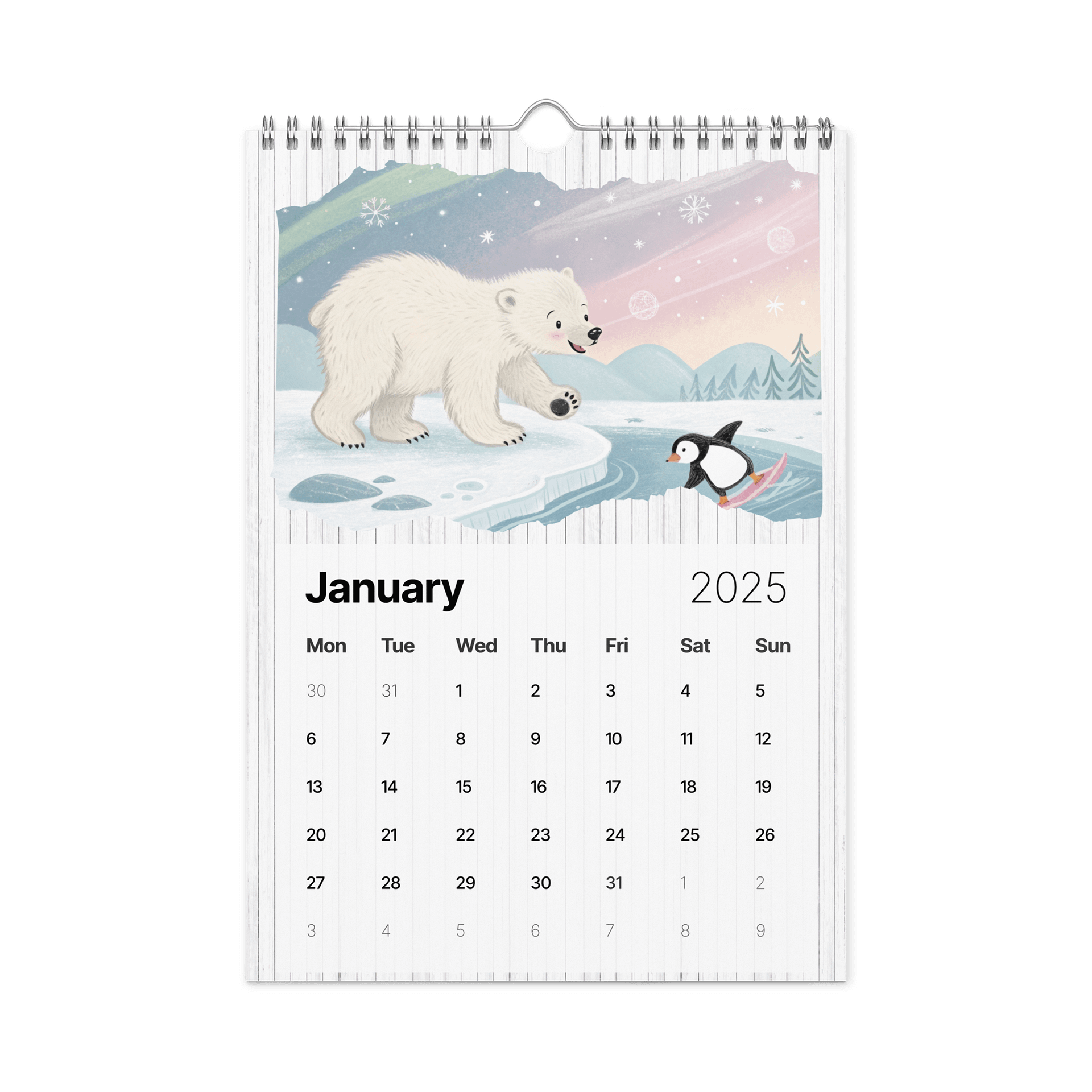 ADORABLE ANIMALS WALL CALENDAR 2026 product image (6)