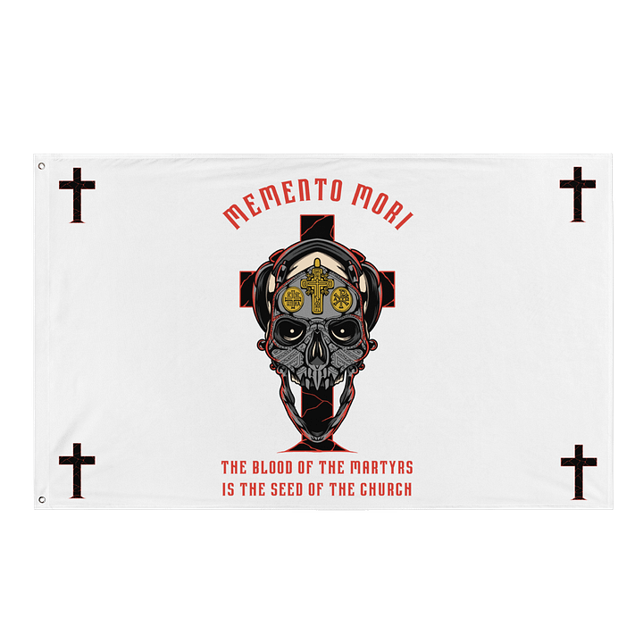 Memento Mori - Skull design - Flag product image (1)