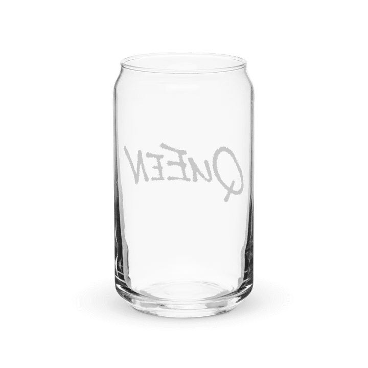 Royal Script Can-Shaped Glass product image (6)