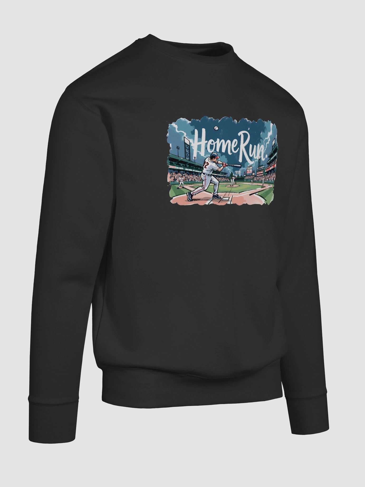 Baseball Home Run Action: Crowd Roaring Sweatshirt product image (10)