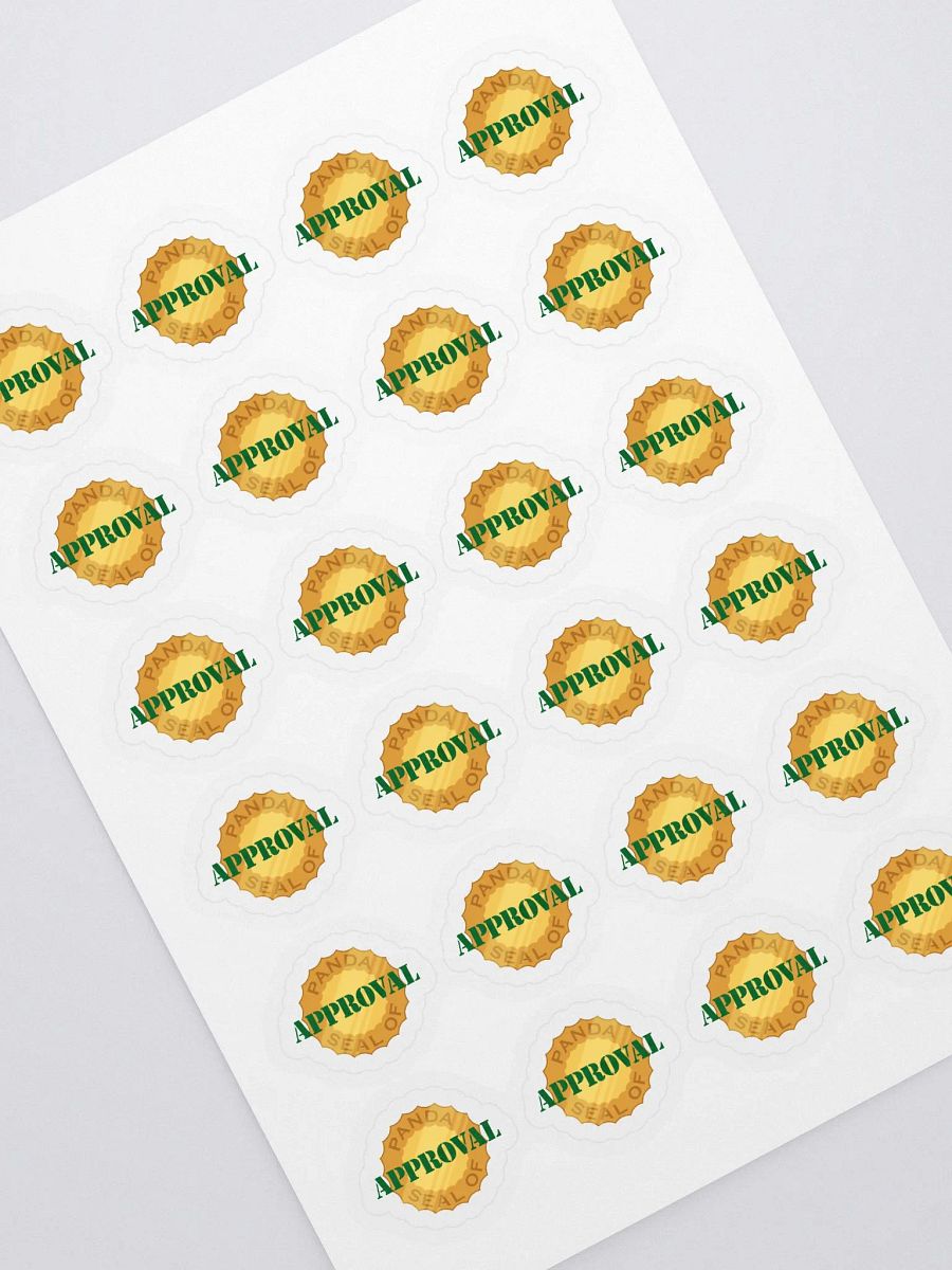 Panda Seal of Approval Sticker Sheet product image (1)