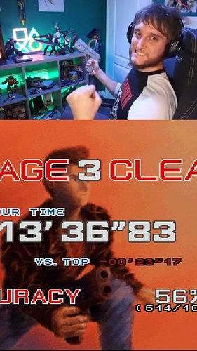 I'd failed 3 times at this same boss fight last night, but on my last credit and my last life bar I finally took that bastard...