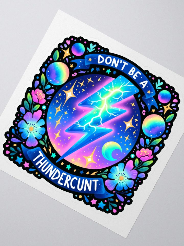 Thunderbolt Kiss Cut Sticker product image (5)