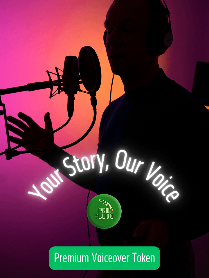 Your Story, Our Voice: Premium Voiceover Token product image (1)