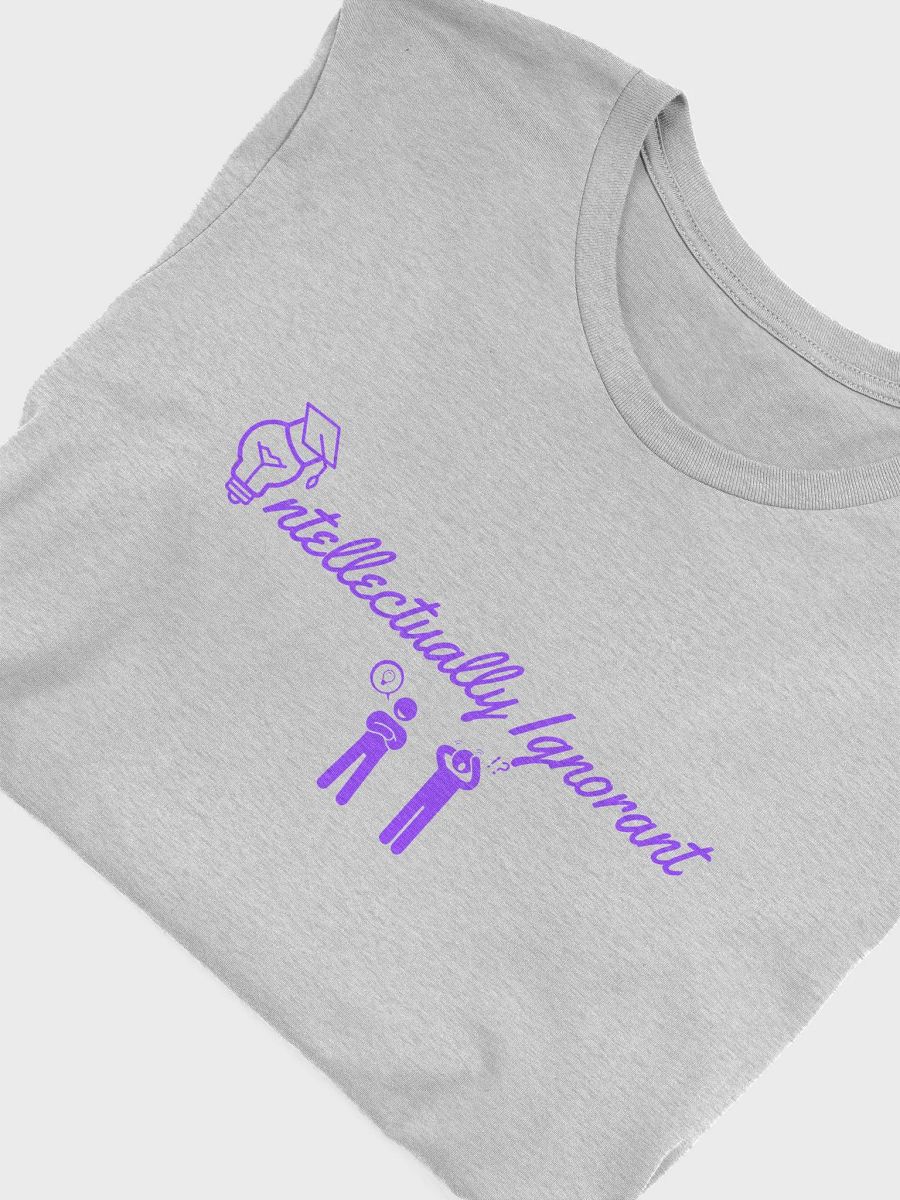 Intellectually Ignorant ( Purple Logo) Tee Shirt product image (28)
