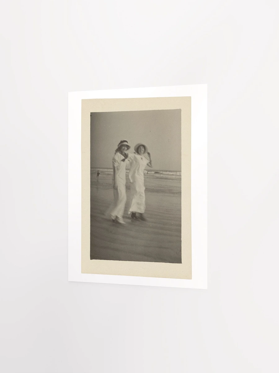 Women In White Dresses On Beach by Louis Fleckenstein (1907–1943) - Print product image (2)