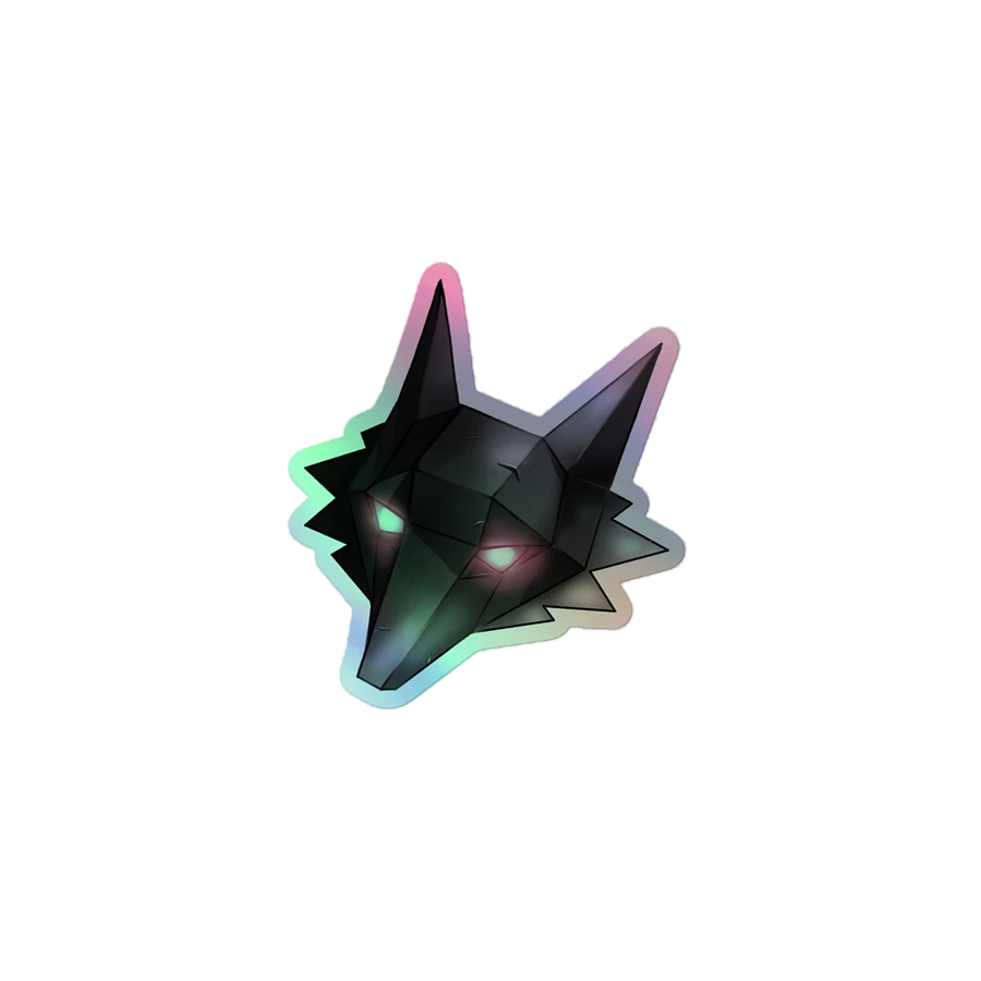Holographic Wolf Sticker product image (1)