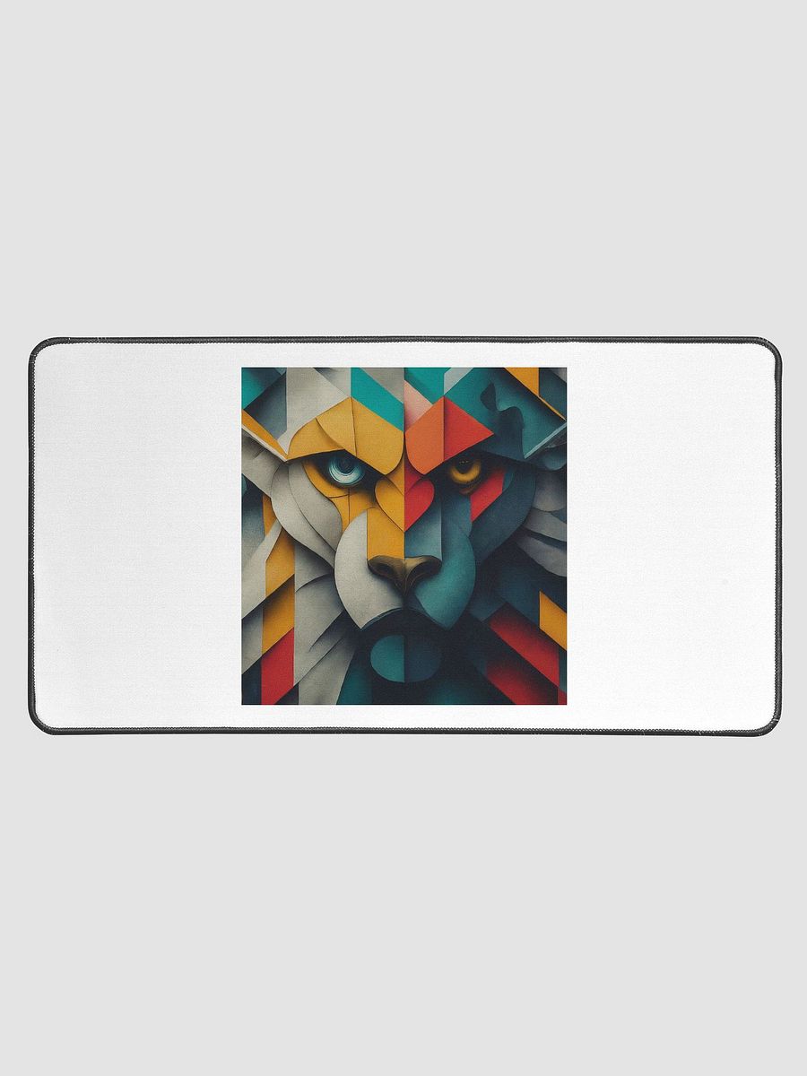 Bear Face Abstract Desk Mat product image (1)