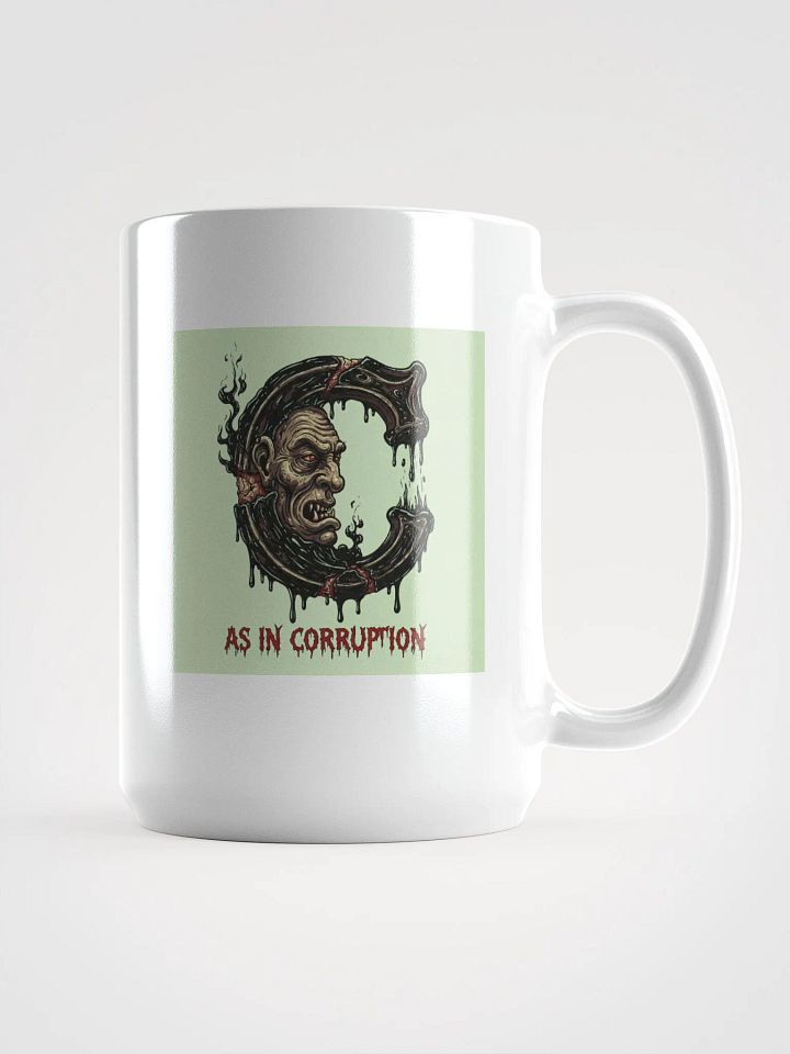 C as in corruption mug product image (1)
