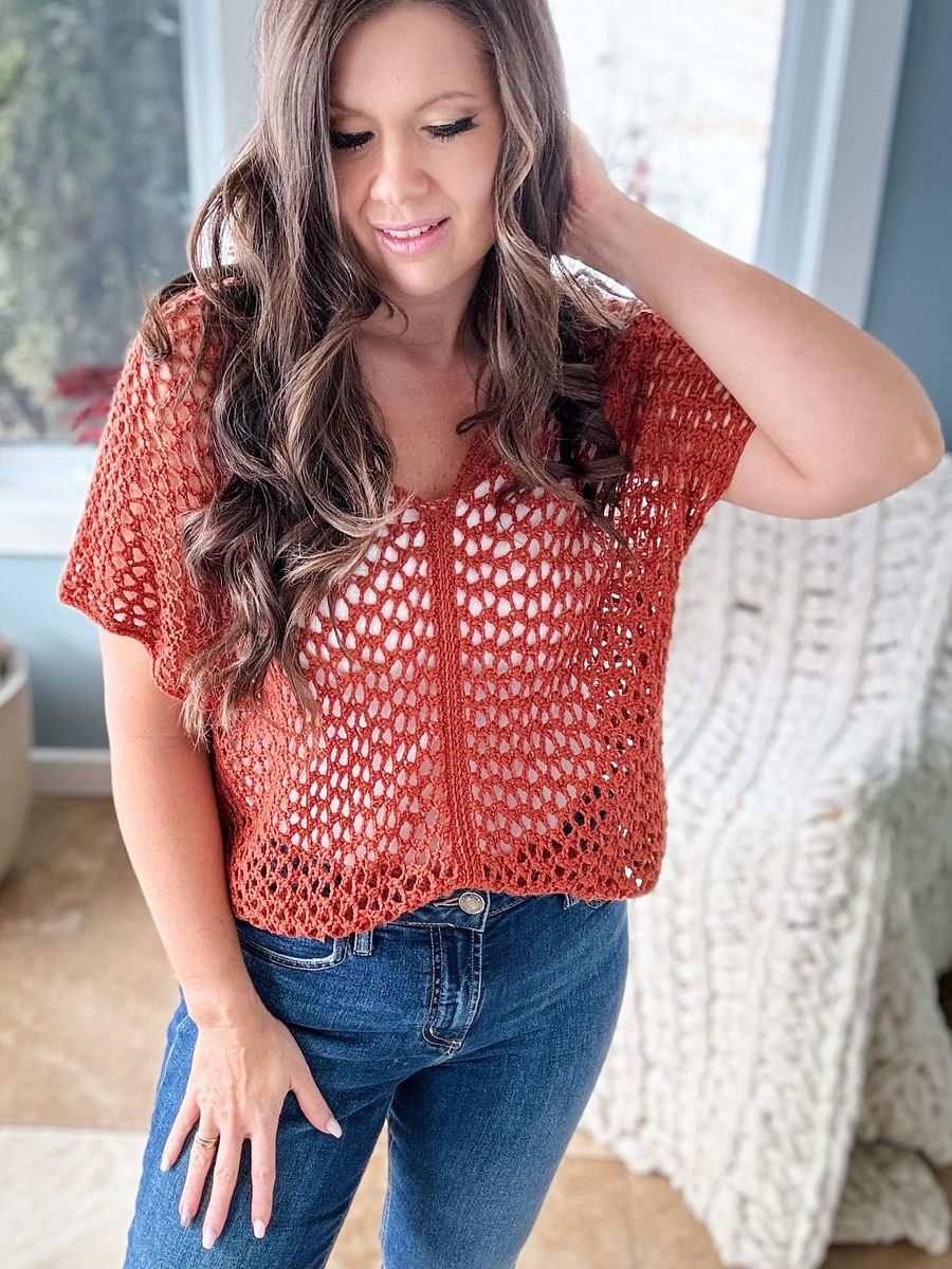 Rusty Road Crop Top Crochet Pattern product image (3)