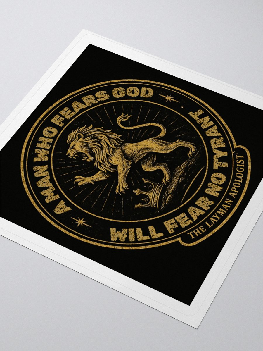 Fear No Tyrant sticker product image (7)