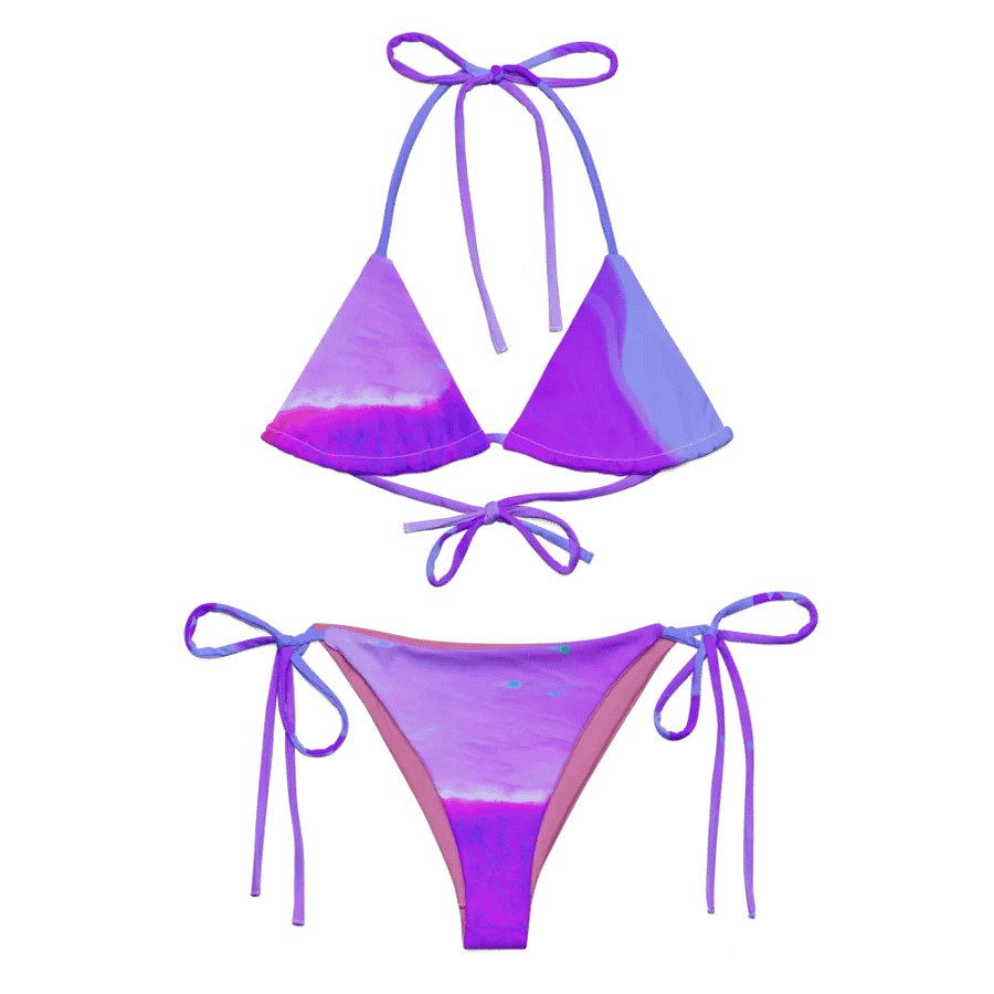 Ethereal Swirls String Bikini Set product image (7)