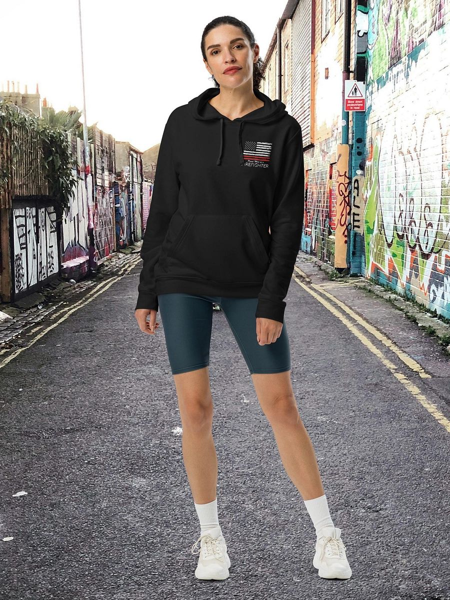 Proud Mom of Firefighter Adidas fleece hoodie product image (3)