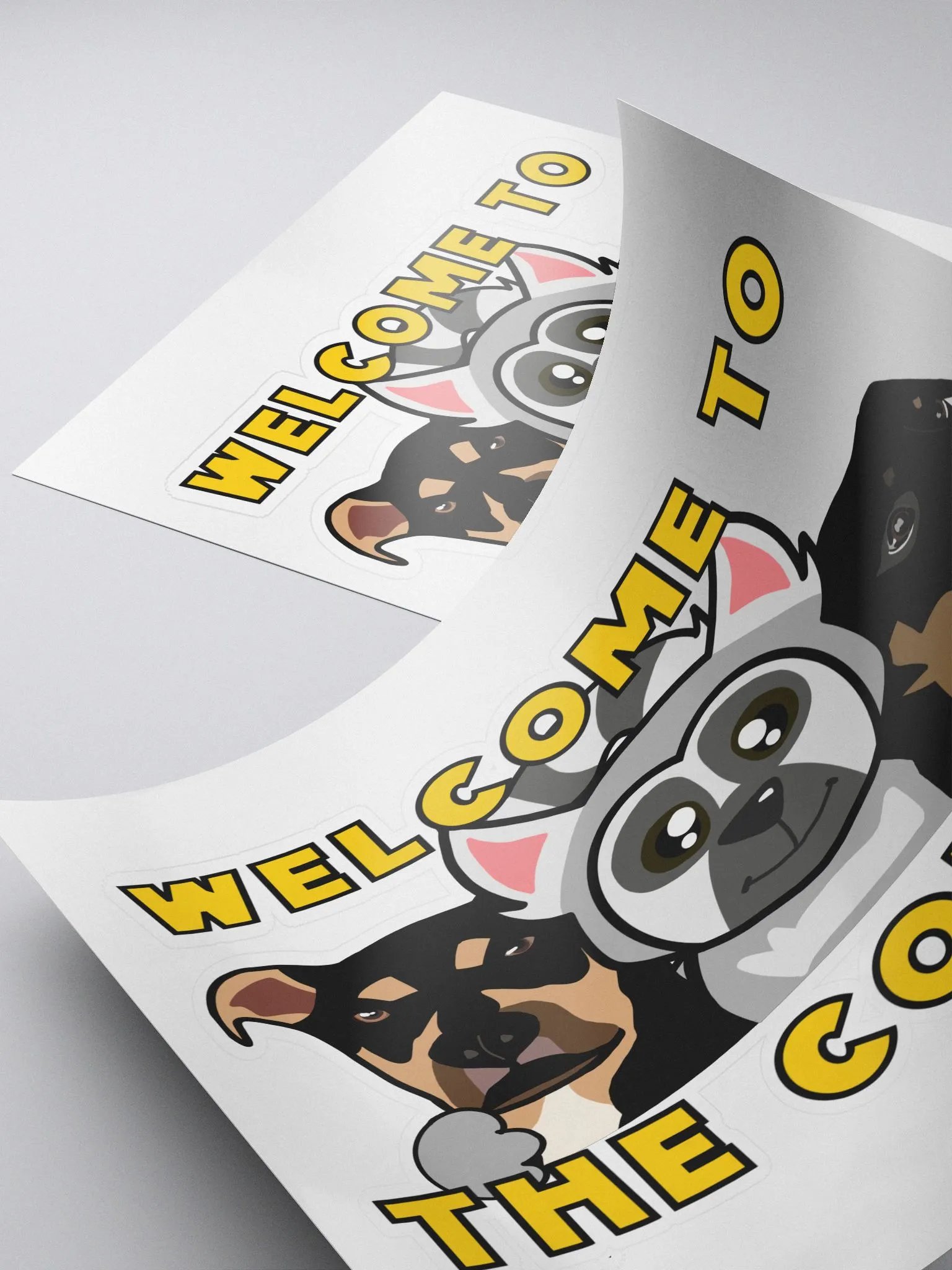 Welcome Corner Kiss Cut Sticker product image (4)