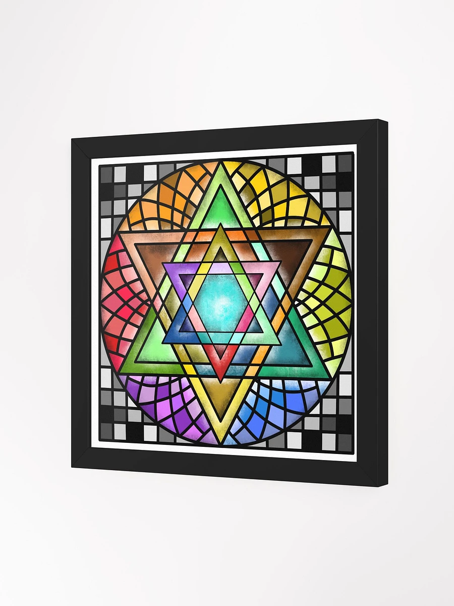 Star of David Stained Glass Art product image (3)