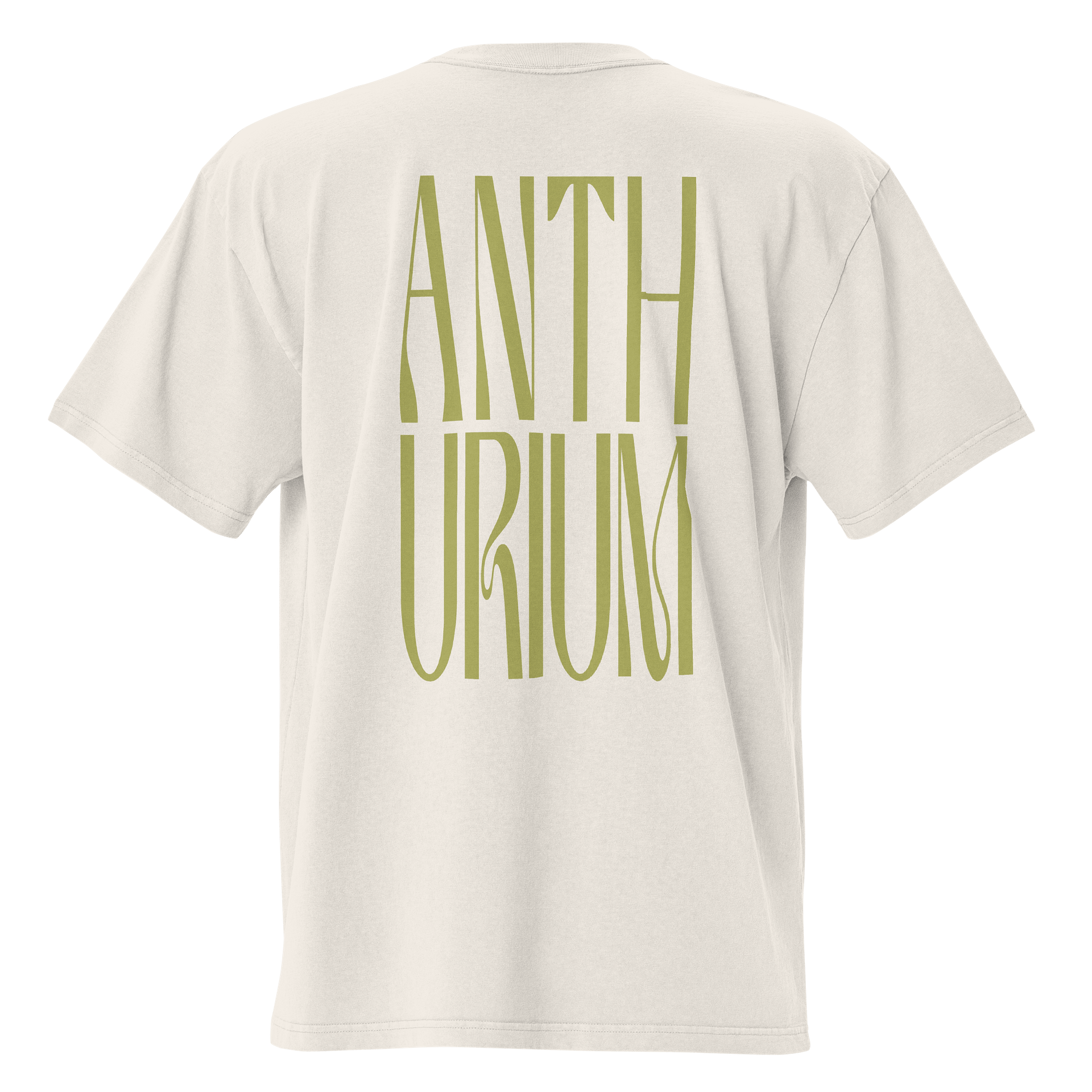 ANTHURIUM COLLAGE - Oversized Faded T-Shirt product image (2)