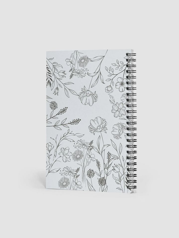Floral Frame Spiral Notebook product image (2)