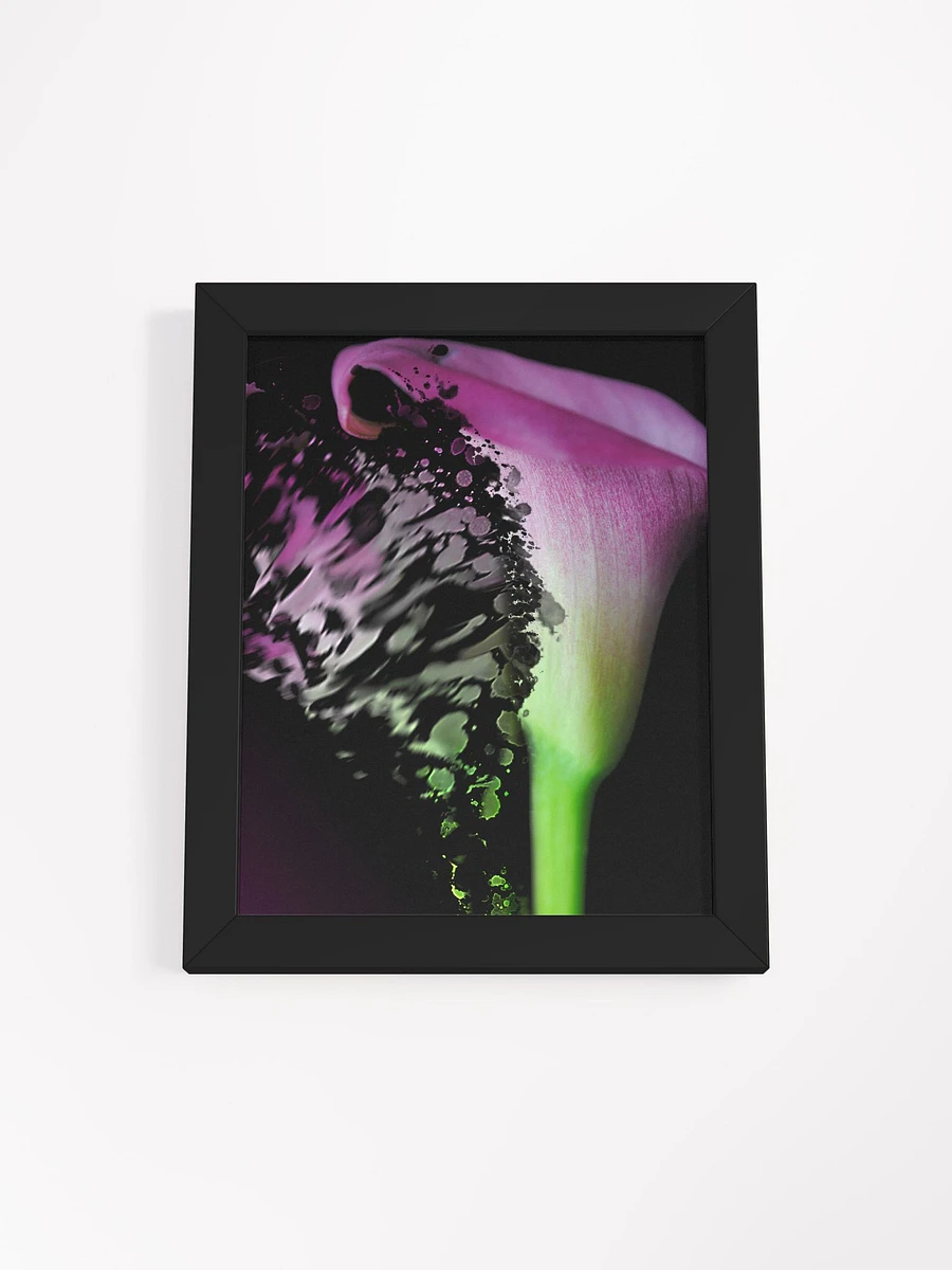 Shattered Pink Calla Lily Framed Poster product image (11)