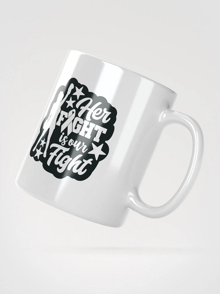 Her Fight is Our Fight Classic Coffee Mug Against Cancer product image (2)