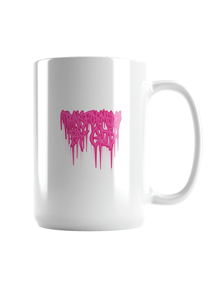 TRANSFORMED BY GOD ™ Graffiti Mug — 15 oz product image (2)