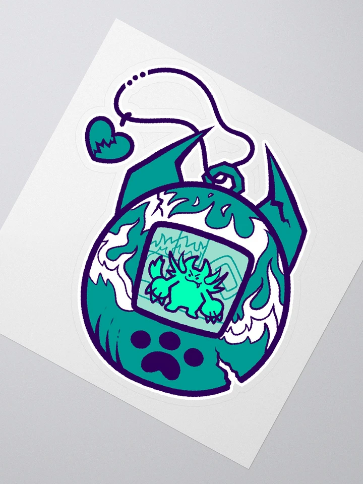Heartbreaker Virtual Meow // Sticker 2 - Teal product image (2)