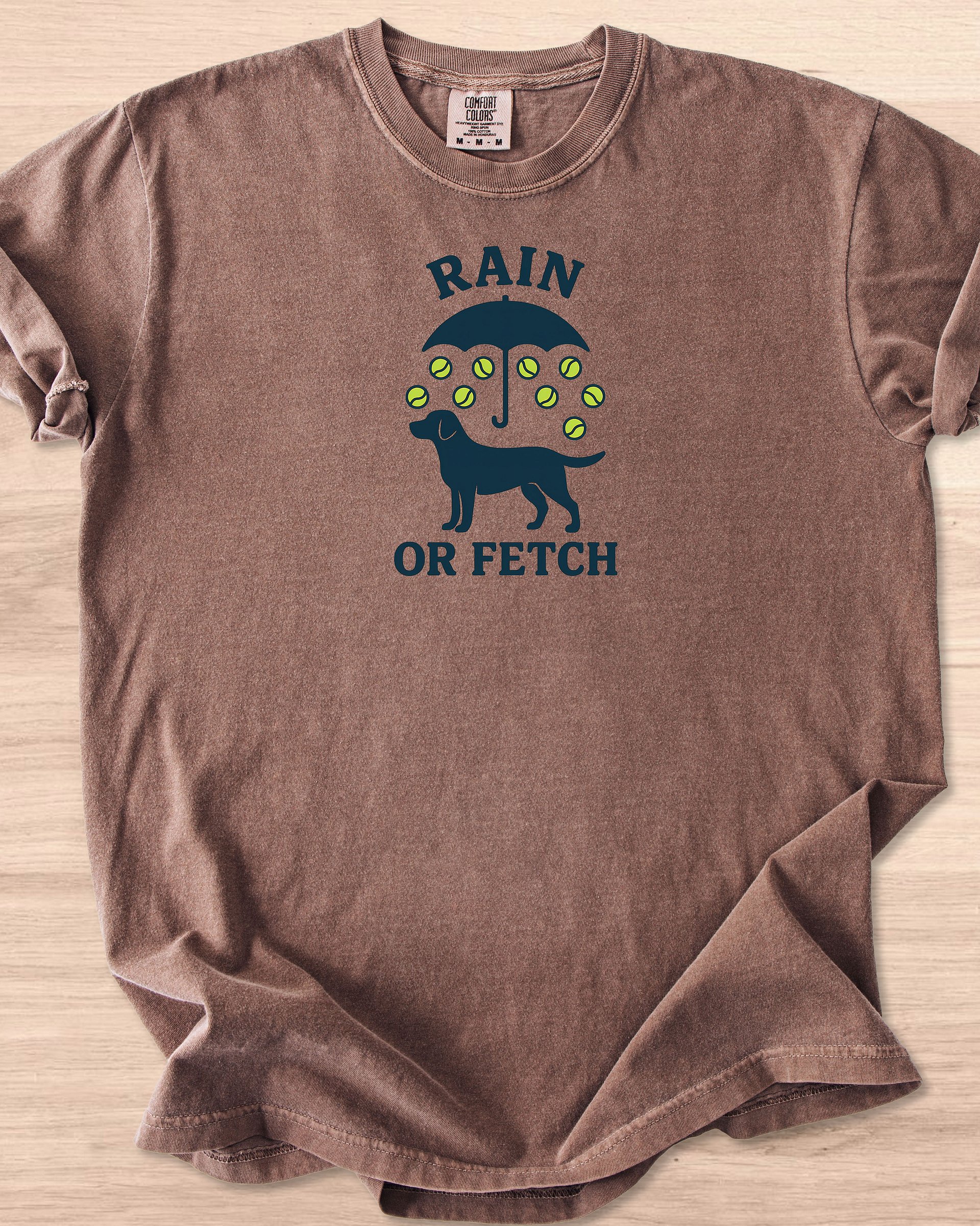 Rain or Fetch (Labrador Retriever) Tee product image (4)