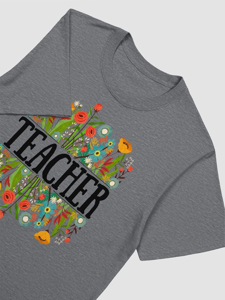 Teacher Floral T-Shirt product image (2)