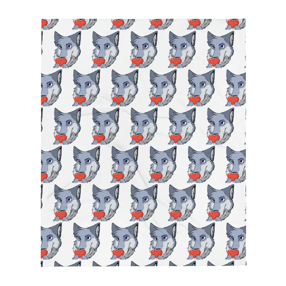 Heart spam throw blanket product image (13)