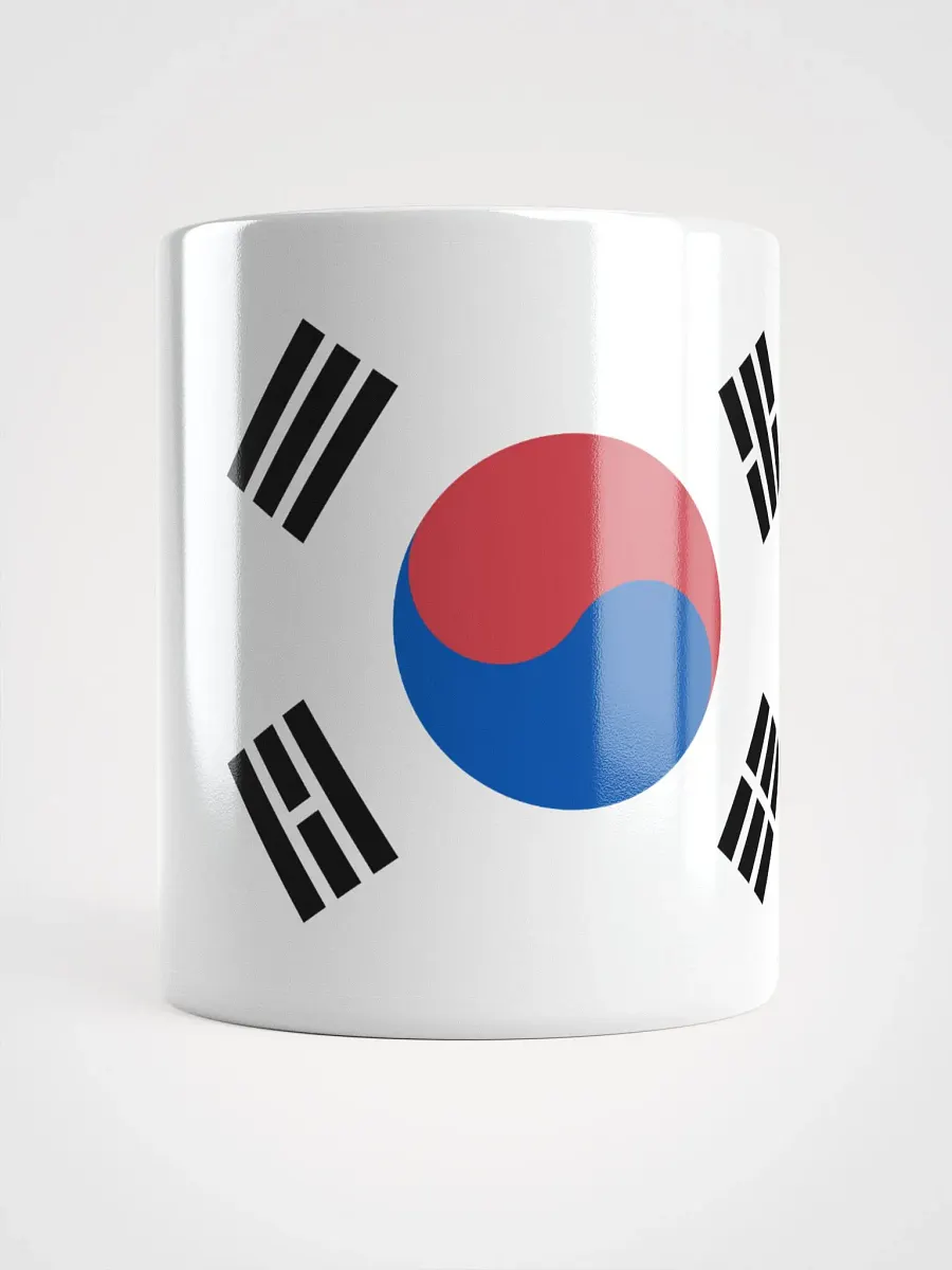 South Korea Flag White Coffee Mug product image (1)