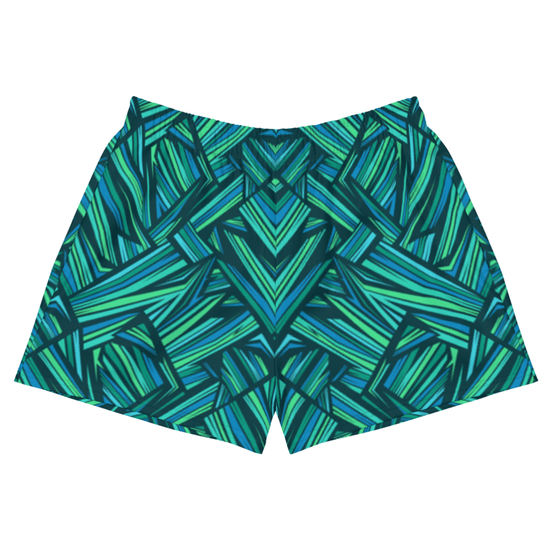 Aqua Angles | Unisex Athletic Shorts product image (8)