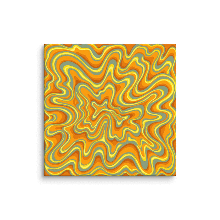 Radiant Swirls Canvas Art - Stone No. 4 product image (1)