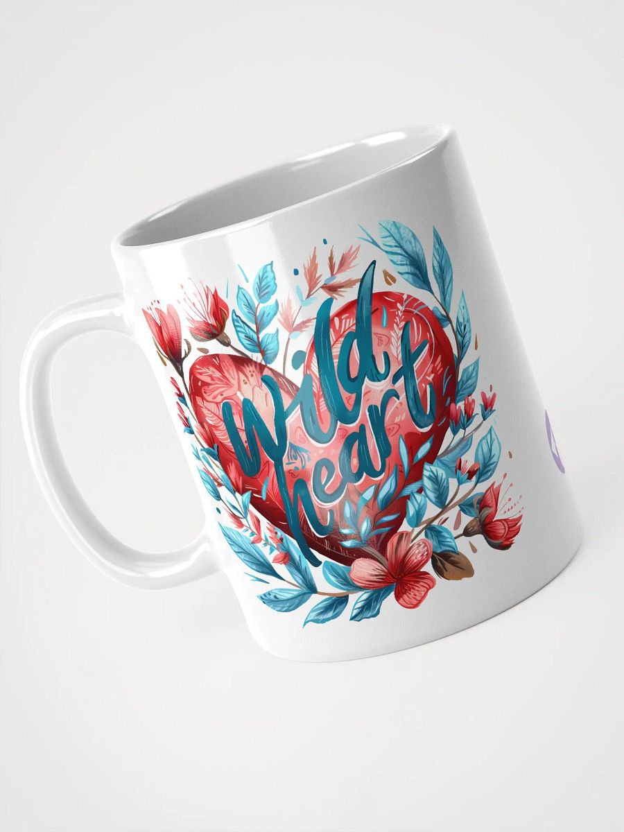 Wild Heart White Glossy Mug product image (3)