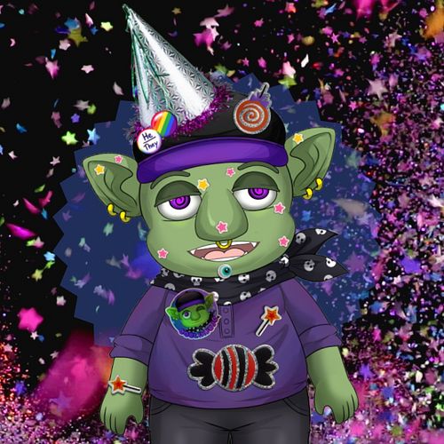 Thank you to everyone for all of the love and support during the belated b-day stream today! This gob is sufficiently sticker...